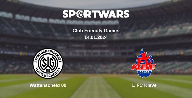 Wattenscheid 09 — 1. FC Kleve watch online for free 14.01.2024