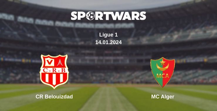 CR Belouizdad — MC Alger watch online for free 14.01.2024