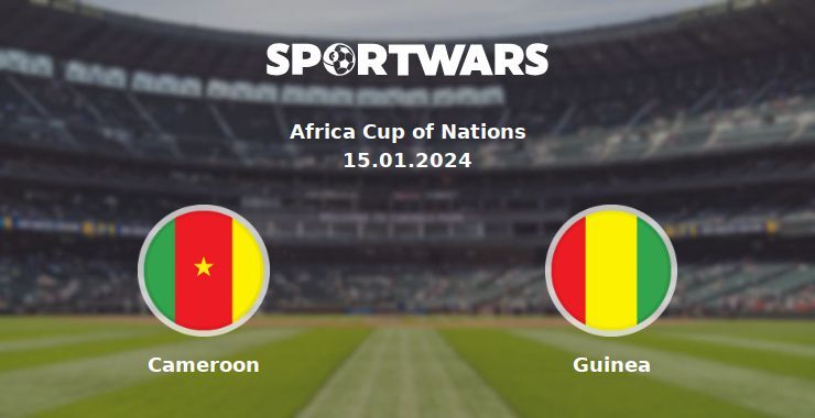 Cameroon — Guinea watch online for free 15.01.2024