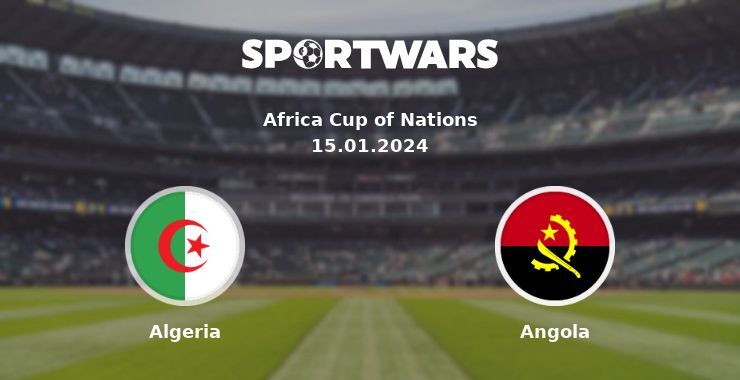 Algeria — Angola watch online for free 15.01.2024