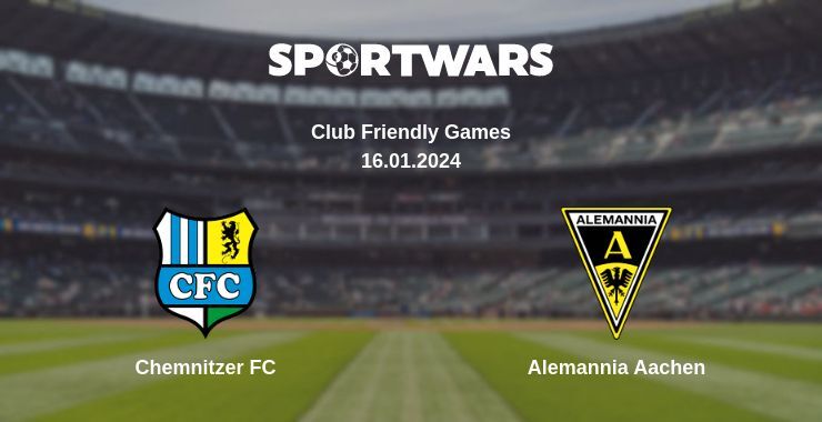 Chemnitzer FC — Alemannia Aachen watch online for free 16.01.2024