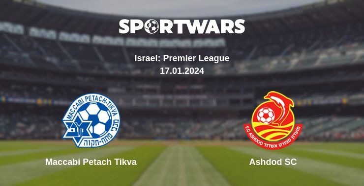 Maccabi Petach Tikva — Ashdod SC watch online for free 17.01.2024