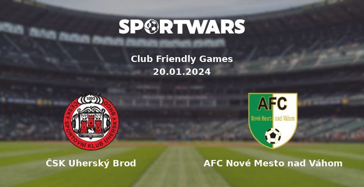 ČSK Uherský Brod — AFC Nové Mesto nad Váhom watch online for free 20.01.2024