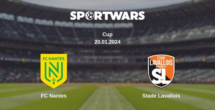 Result of the FC Nantes — Stade Lavallois match, 20.01.2024