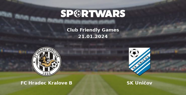 FC Hradec Kralove B — SK Uničov watch online for free 21.01.2024