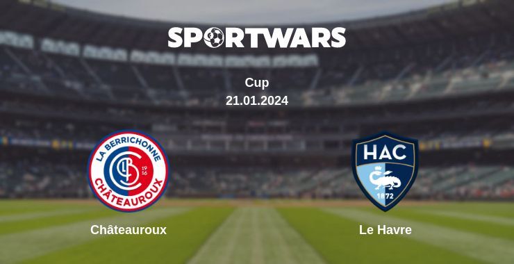 Result of the Châteauroux — Le Havre match, 21.01.2024