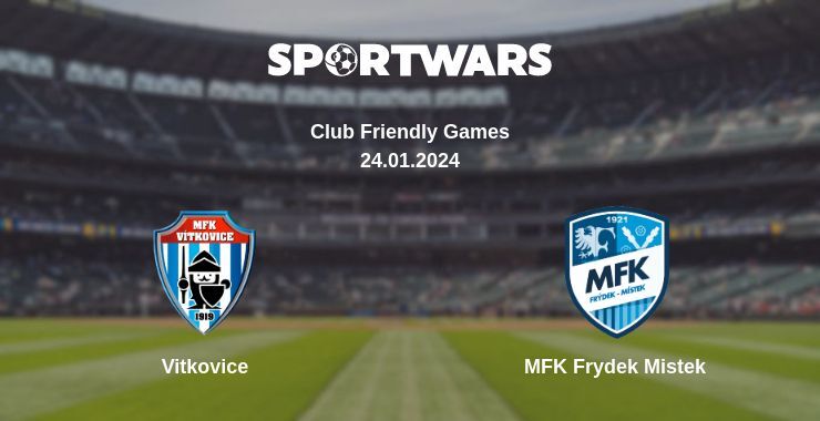 Vitkovice — MFK Frydek Mistek watch online for free 24.01.2024