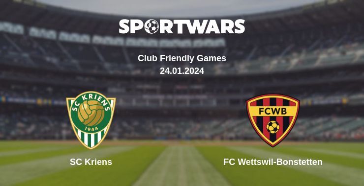 SC Kriens — FC Wettswil-Bonstetten watch online for free 24.01.2024