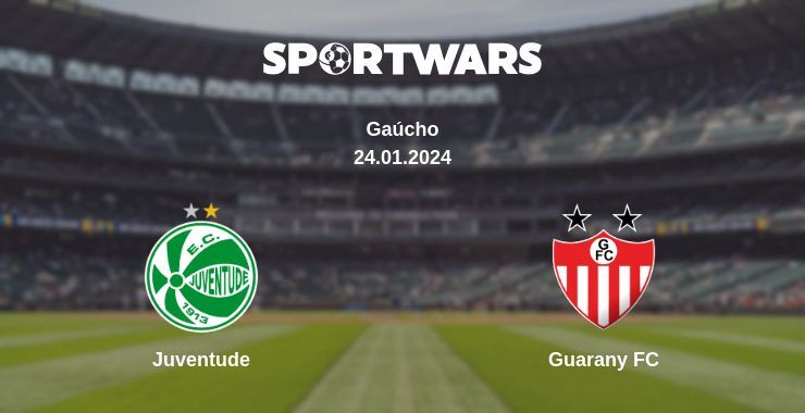 Juventude — Guarany FC watch online for free 24.01.2024