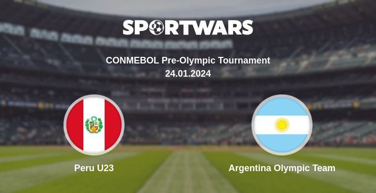 Peru U23 — Argentina Olympic Team watch online for free 24.01.2024