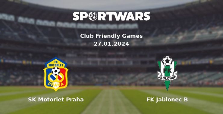 SK Motorlet Praha — FK Jablonec B watch online for free 27.01.2024