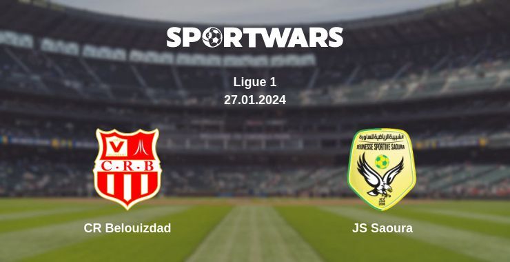 CR Belouizdad — JS Saoura watch online for free 27.01.2024