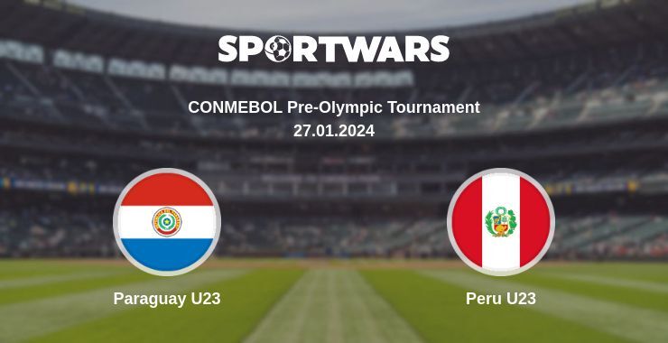 Paraguay U23 — Peru U23 watch online for free 27.01.2024