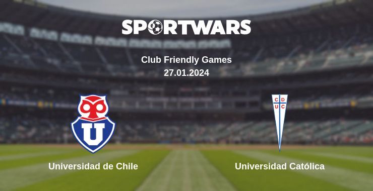 Universidad de Chile — Universidad Católica watch online for free 27.01.2024