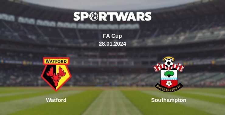 Result of the Watford — Southampton match, 28.01.2024