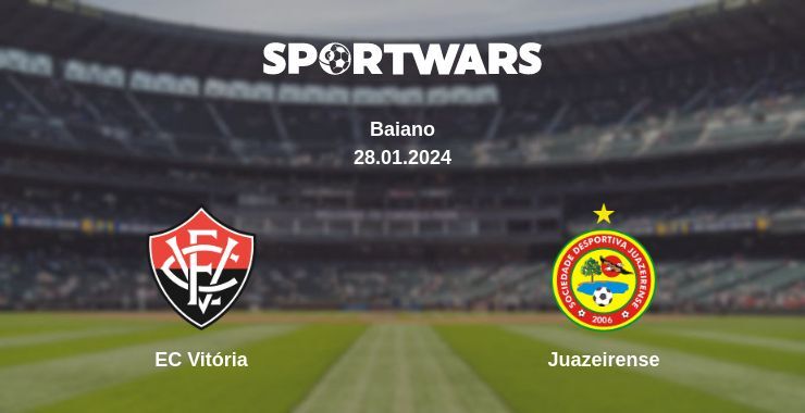 EC Vitória — Juazeirense watch online for free 28.01.2024