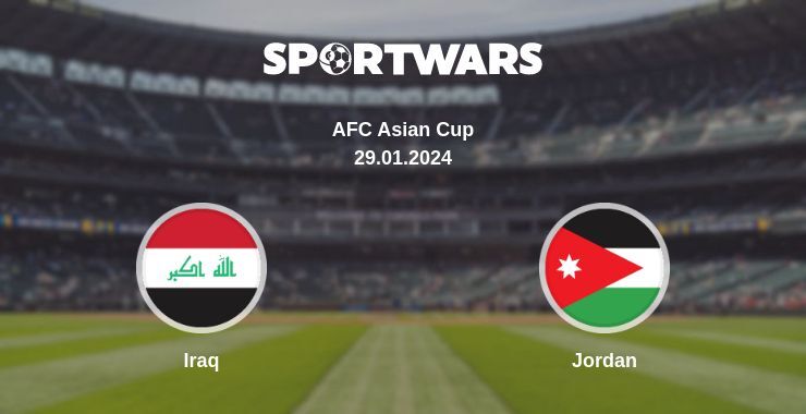 Result of the Iraq — Jordan match, 29.01.2024