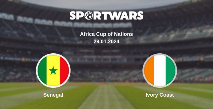 Senegal — Ivory Coast watch online for free 29.01.2024