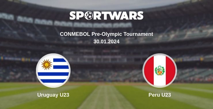 Uruguay U23 — Peru U23 watch online for free 30.01.2024