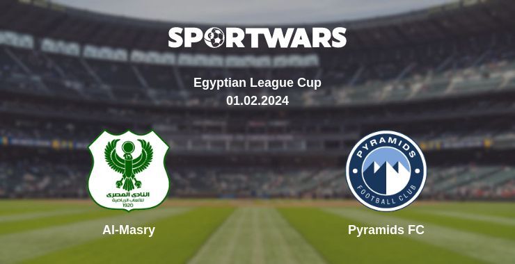 Al-Masry — Pyramids FC watch online for free 01.02.2024