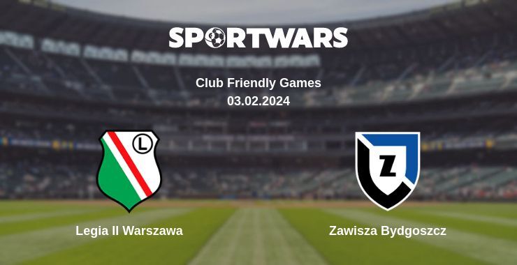 Legia II Warszawa — Zawisza Bydgoszcz watch online for free 03.02.2024