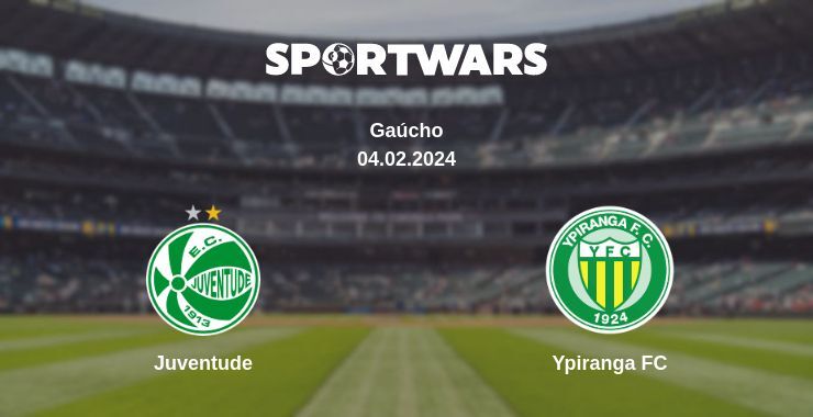 Juventude — Ypiranga FC watch online for free 04.02.2024