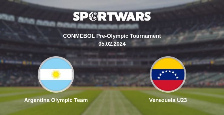 Argentina Olympic Team — Venezuela U23 watch online for free 05.02.2024