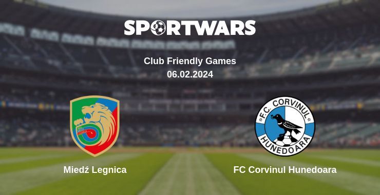 Miedź Legnica — FC Corvinul Hunedoara watch online for free 06.02.2024