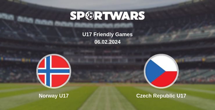 Norway U17 — Czech Republic U17 watch online for free 06.02.2024