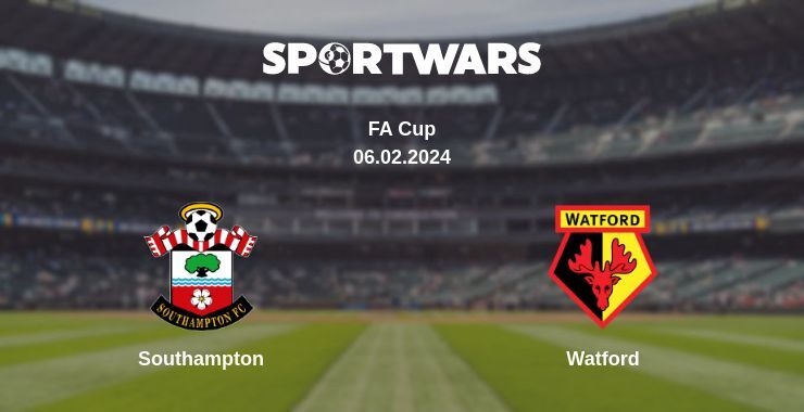 Result of the Southampton — Watford match, 06.02.2024