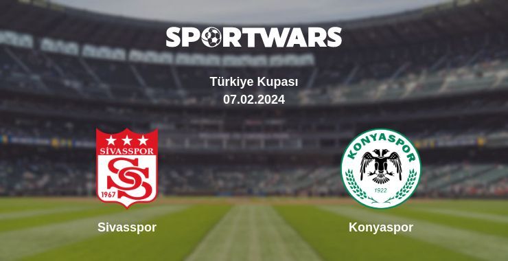 Sivasspor — Konyaspor watch online for free 07.02.2024