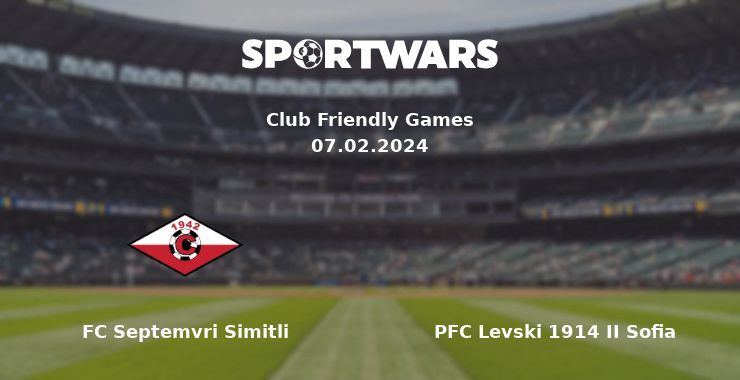 FC Septemvri Simitli — PFC Levski 1914 II Sofia watch online for free 07.02.2024