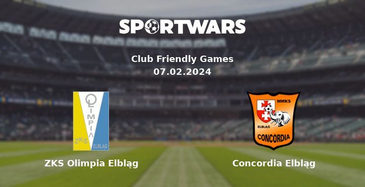 ZKS Olimpia Elbląg — Concordia Elbląg watch online for free 07.02.2024