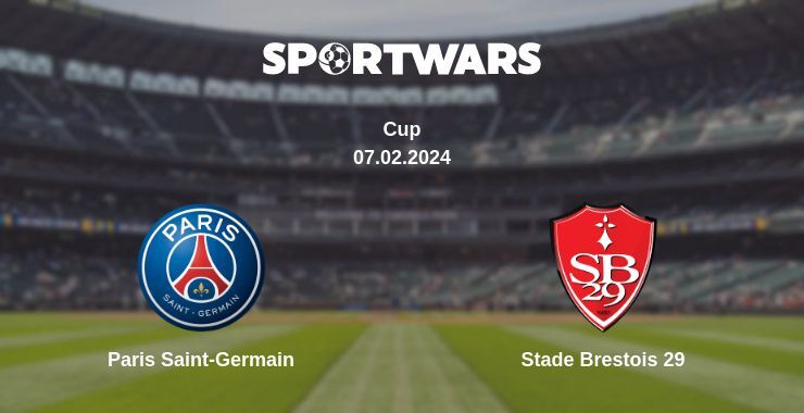 Result of the Paris Saint-Germain — Stade Brestois 29 match, 07.02.2024