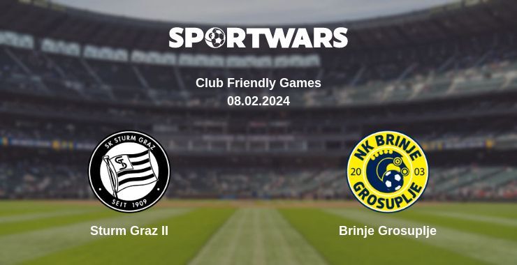 Sturm Graz II — Brinje Grosuplje watch online for free 08.02.2024