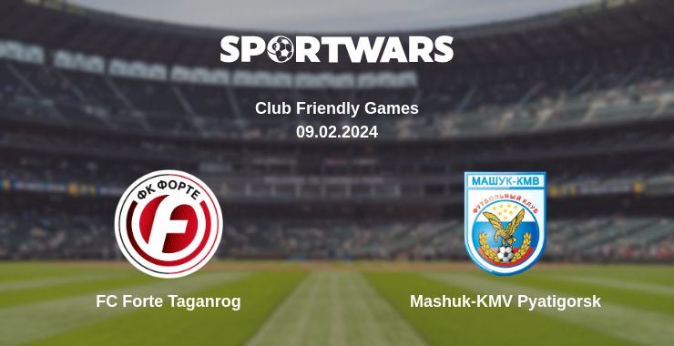 FC Forte Taganrog — Mashuk-KMV Pyatigorsk watch online for free 09.02.2024