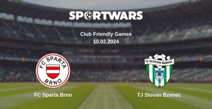 FC Sparta Brno — TJ Slovan Bzenec watch online for free 10.02.2024