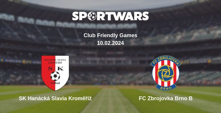 SK Hanácká Slavia Kroměříž — FC Zbrojovka Brno B watch online for free 10.02.2024