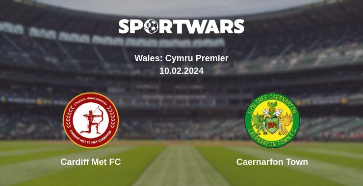 Cardiff Met FC — Caernarfon Town watch online for free 10.02.2024