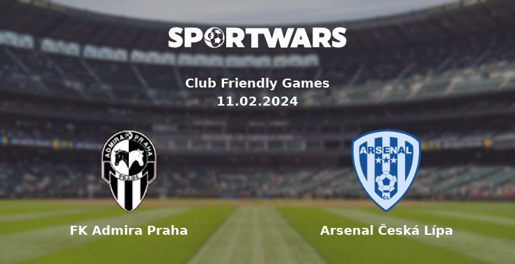 FK Admira Praha — Arsenal Česká Lípa watch online for free 11.02.2024