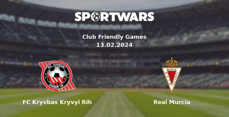 FC Kryvbas Kryvyi Rih — Real Murcia, where to watch online broadcast