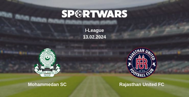 Mohammedan SC — Rajasthan United FC watch online for free 13.02.2024