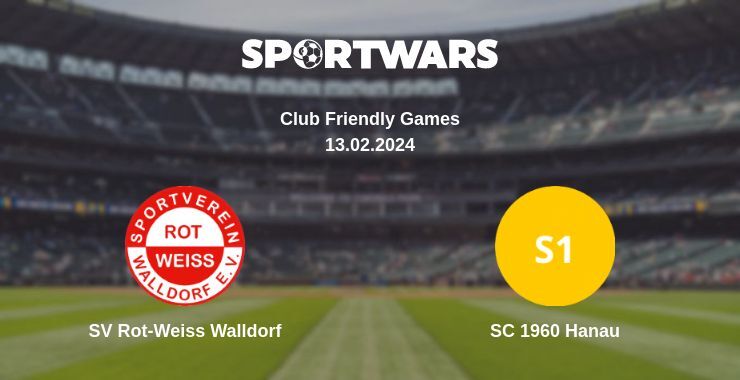 SV Rot-Weiss Walldorf — SC 1960 Hanau watch online for free 13.02.2024