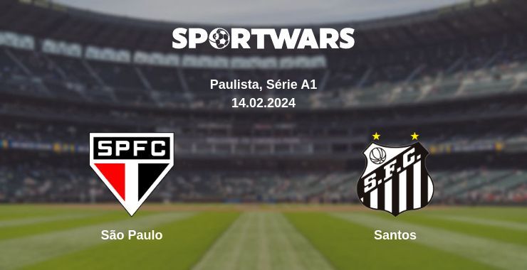 São Paulo — Santos watch online for free 14.02.2024