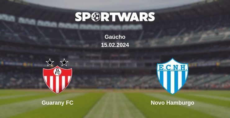 Result of the Guarany FC — Novo Hamburgo match, 15.02.2024