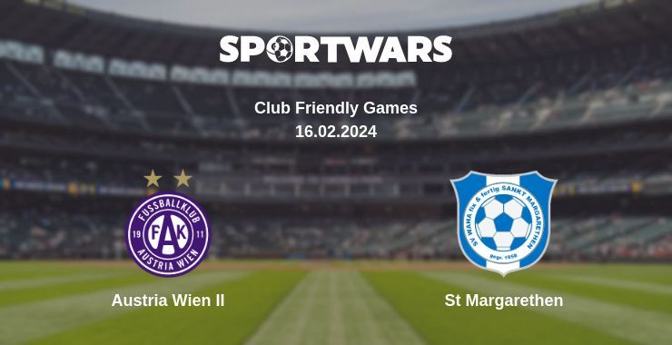 Austria Wien II — St Margarethen watch online for free 16.02.2024