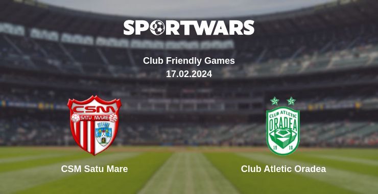 CSM Satu Mare — Club Atletic Oradea watch online for free 17.02.2024