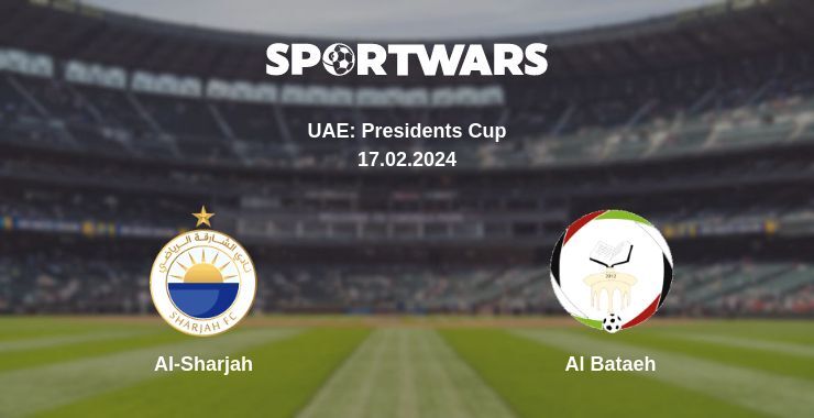 Al-Sharjah — Al Bataeh watch online for free 17.02.2024