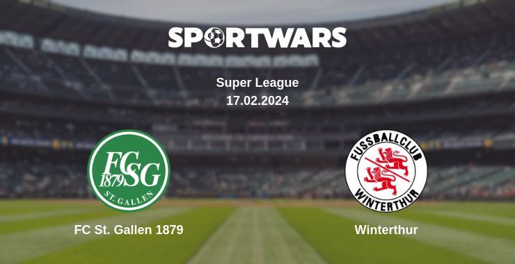 FC St. Gallen 1879 — Winterthur watch online for free 17.02.2024