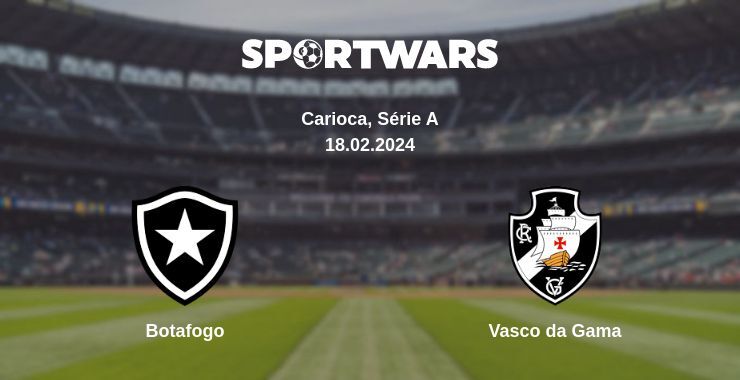 Botafogo — Vasco da Gama watch online for free 18.02.2024